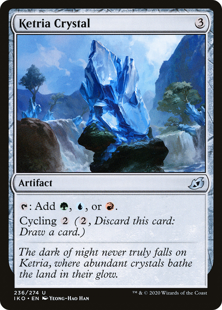 Image of Ketria Crystal (IKO-236) - Ikoria: Lair of Behemoths Foil