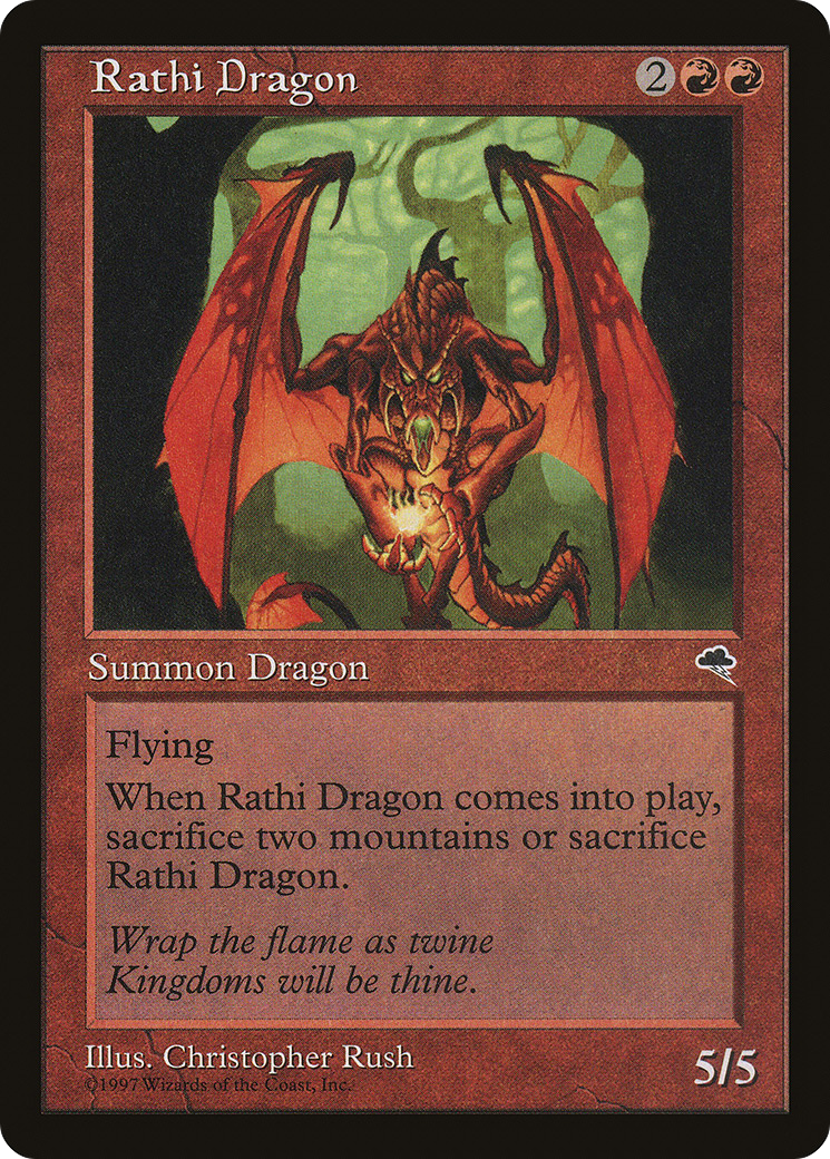 Image of Rathi Dragon (TMP-196) - Tempest