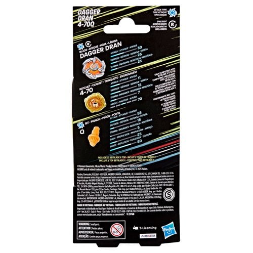 Beyblade X Dagger Dran 4-70Q Booster Pack