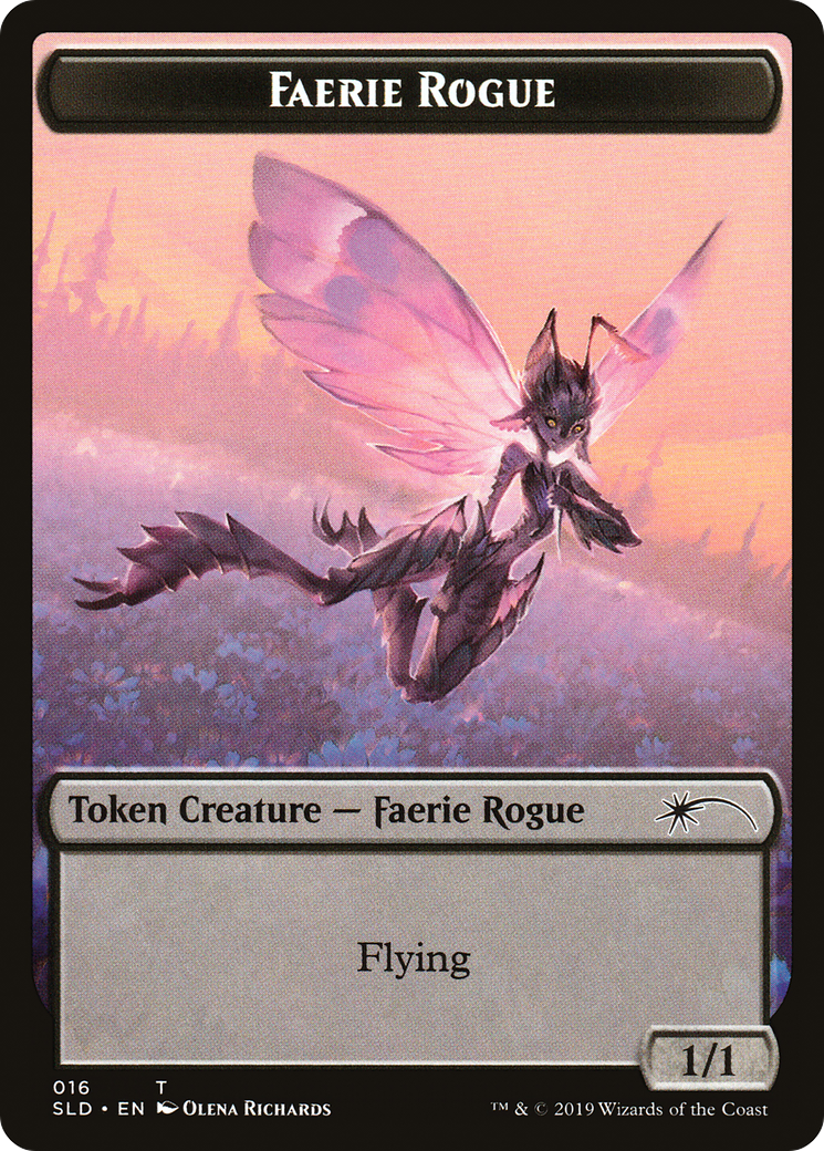 Image of Faerie Rogue Token (016) (SLD-016) - Secret Lair Drop