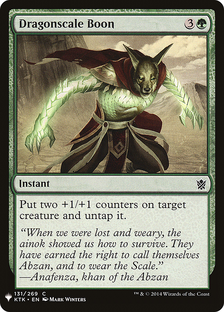 Image of Dragonscale Boon (LIST-KTK-131) - The List