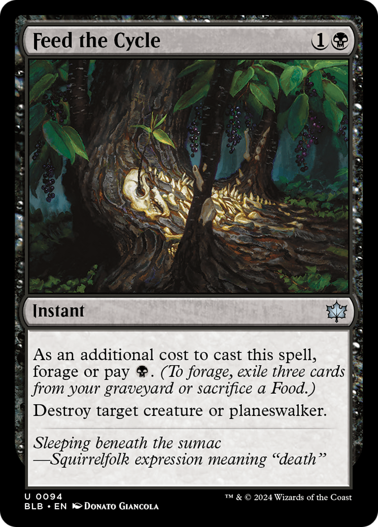 Image of Feed the Cycle (BLB-094) - Bloomburrow