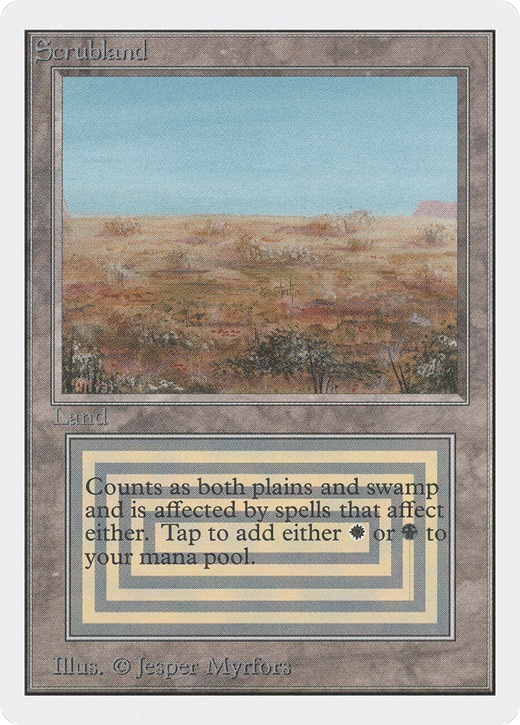Image of Scrubland (2ED-) - Unlimited Edition