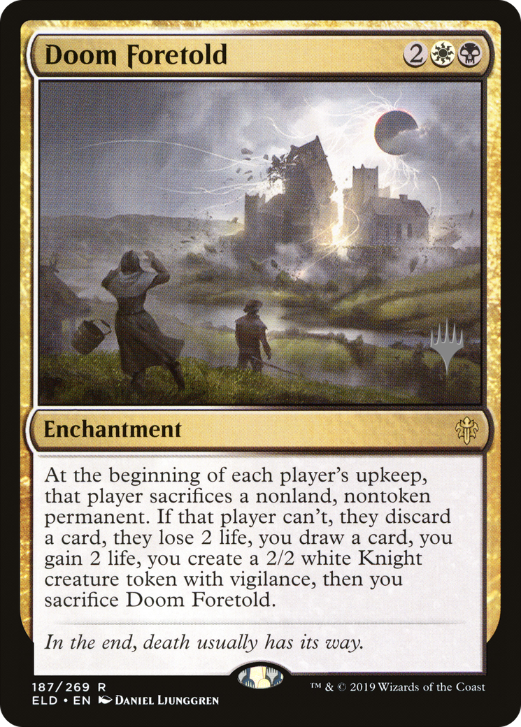 Image of Doom Foretold (PPELD-187P) - Throne of Eldraine Promos Foil