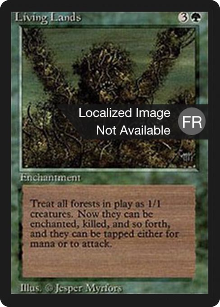 Image of Living Lands (FBB-) - Foreign Black Border