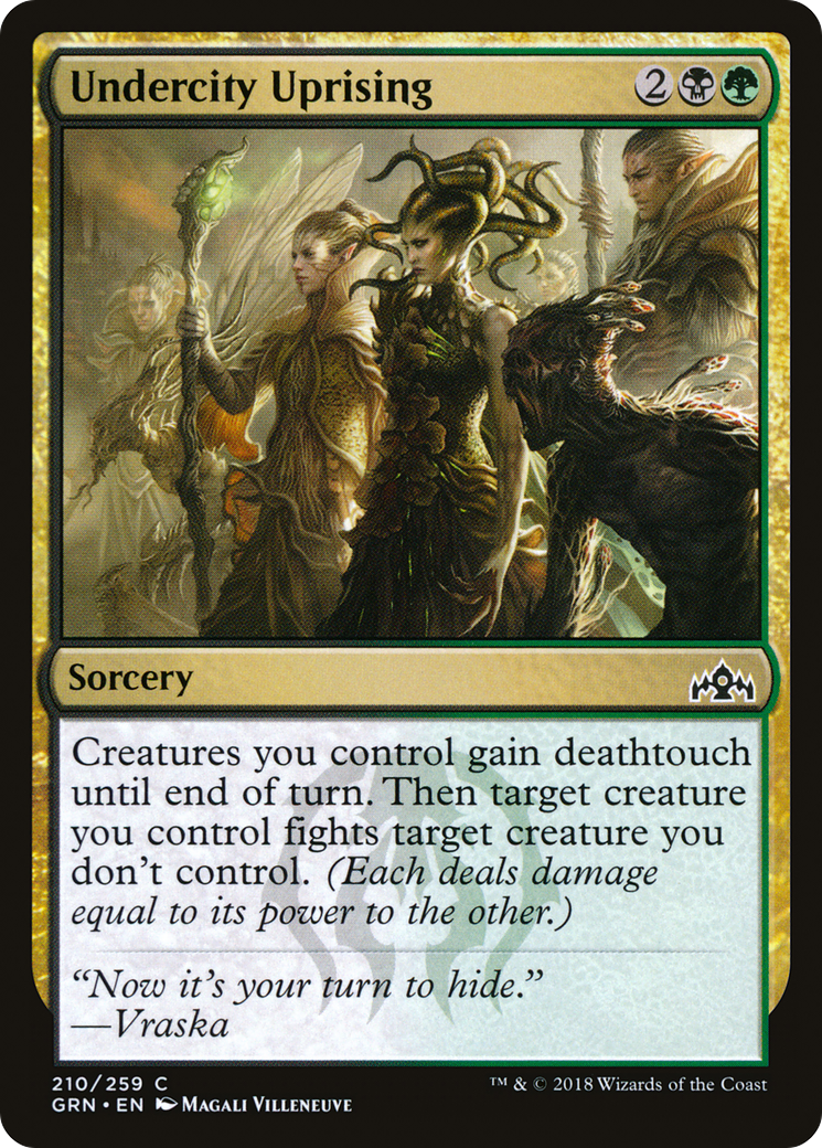 Image of Undercity Uprising (GRN-210) - Guilds of Ravnica Foil
