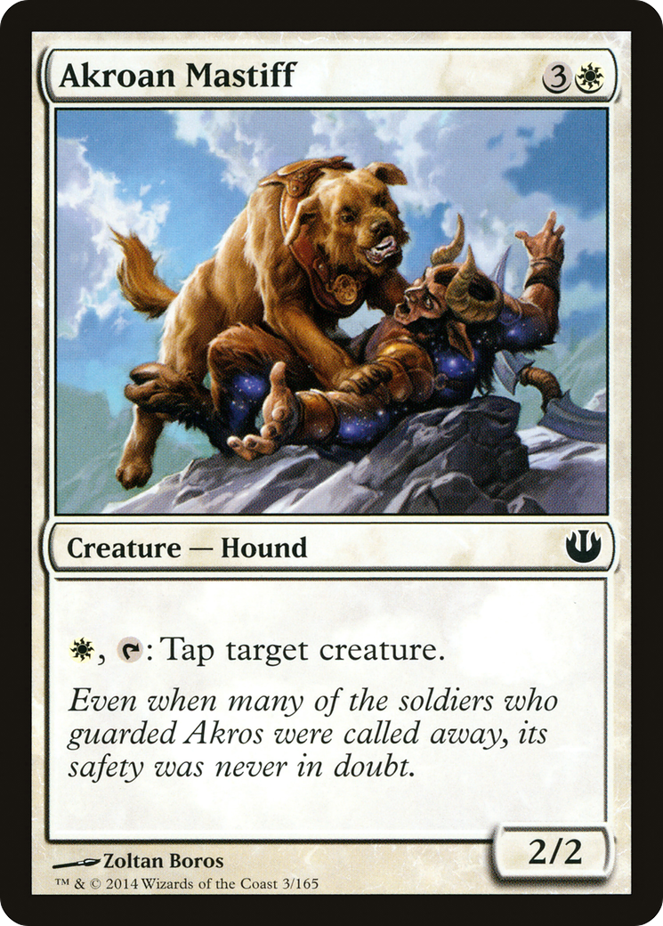 Image of Akroan Mastiff (JOU-003) - Journey into Nyx Foil