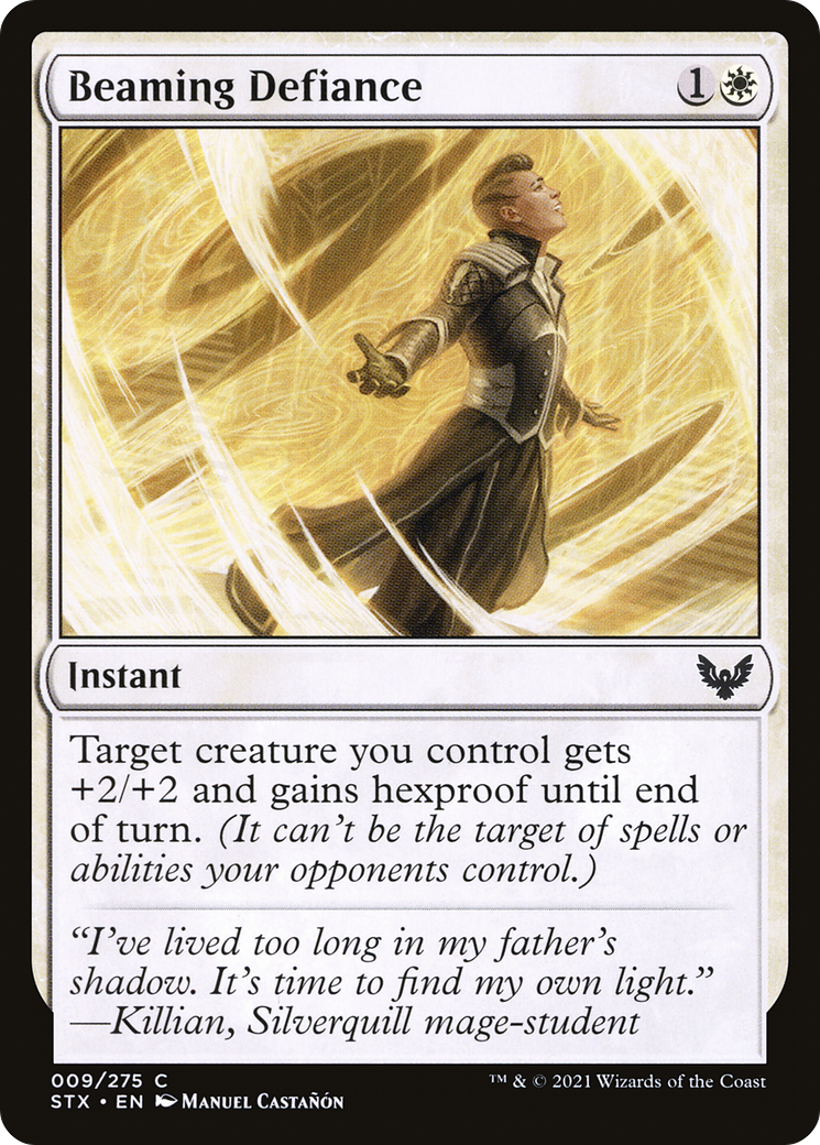 Image of Beaming Defiance (STX-009) - Strixhaven: School of Mages