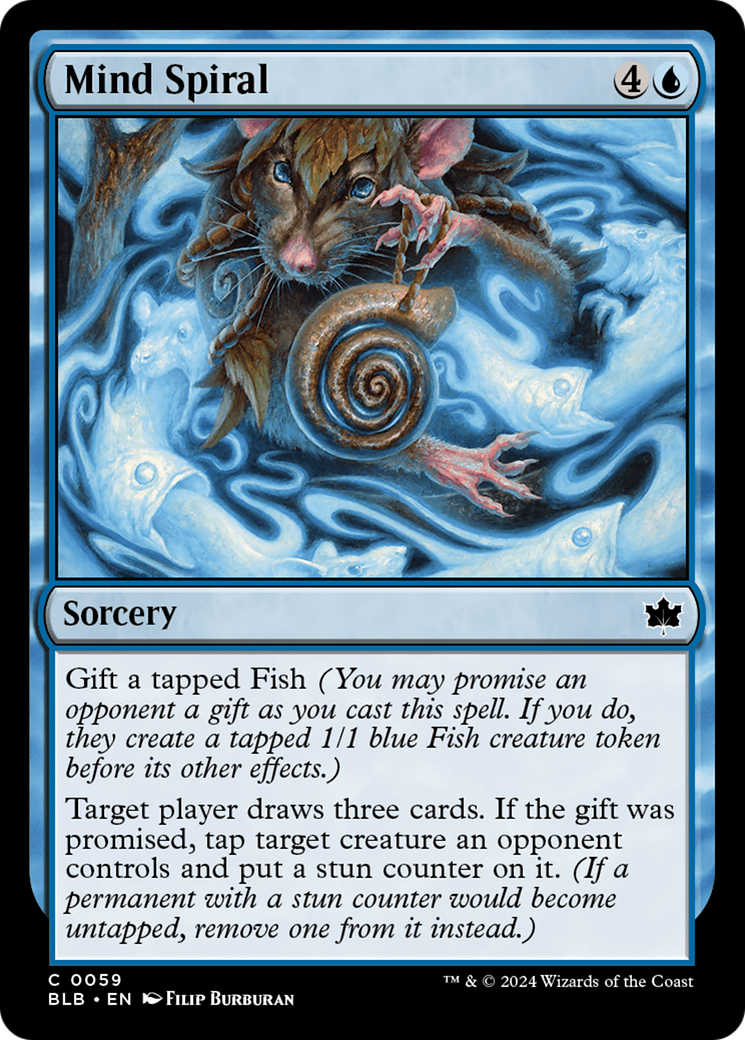 Image of Mind Spiral (BLB-059) - Bloomburrow
