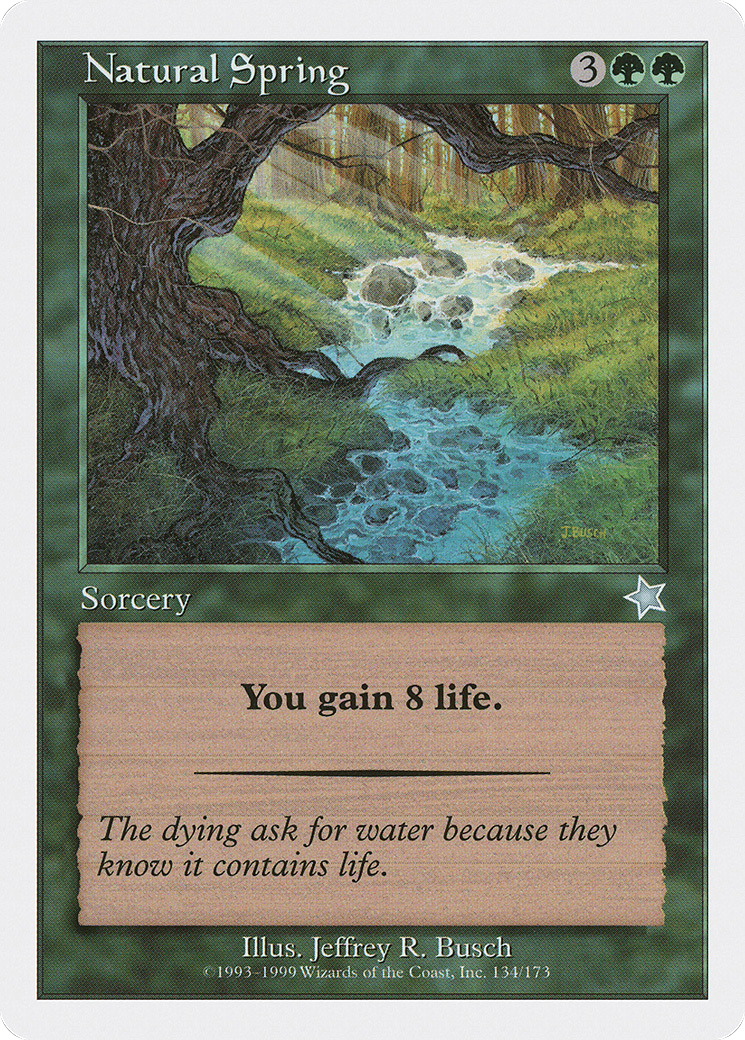 Image of Natural Spring (S99-134) - Starter 1999