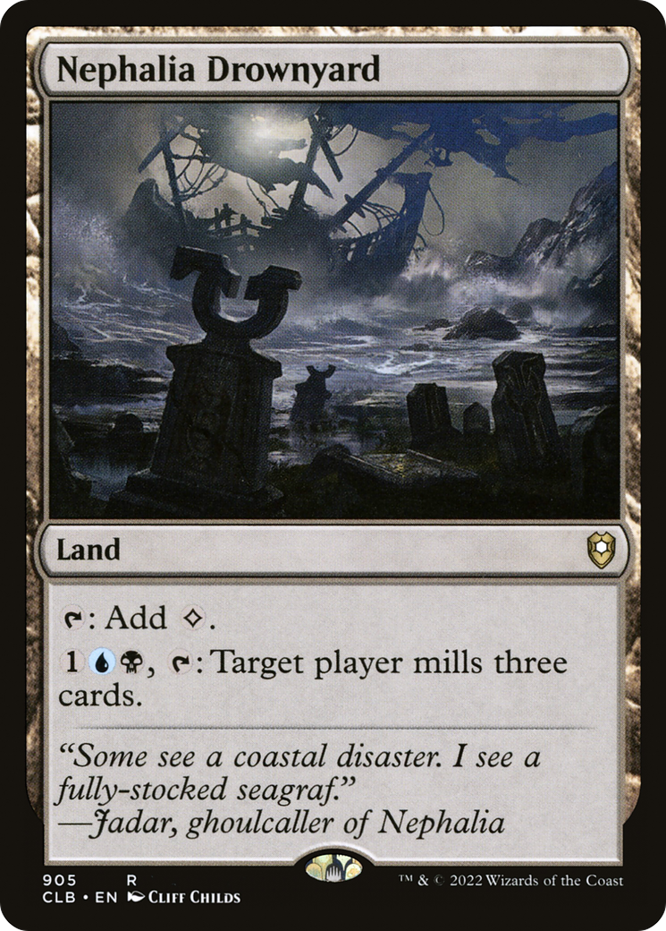 Image of Nephalia Drownyard (CLB-905) - Commander Legends: Battle for Baldur's Gate