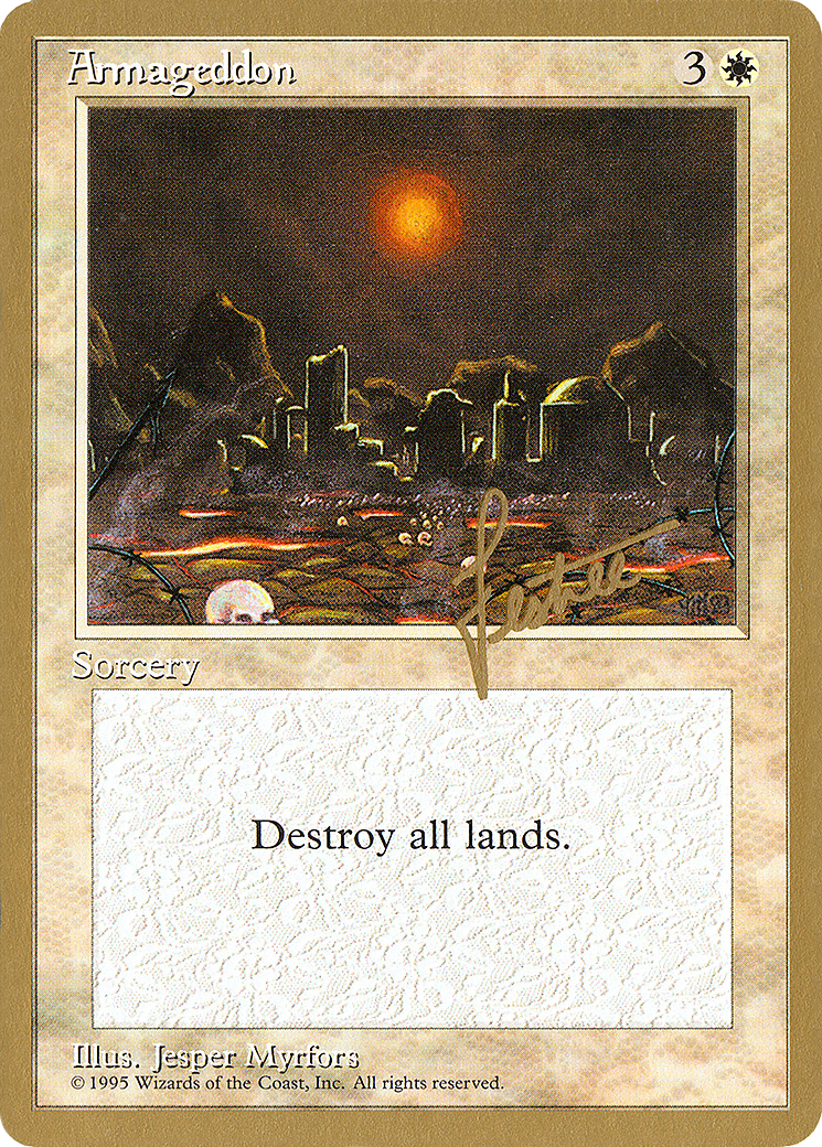 Image of Armageddon - 1996 Bertrand Lestree (4ED) (WCD-) - Pro Tour Collector Set