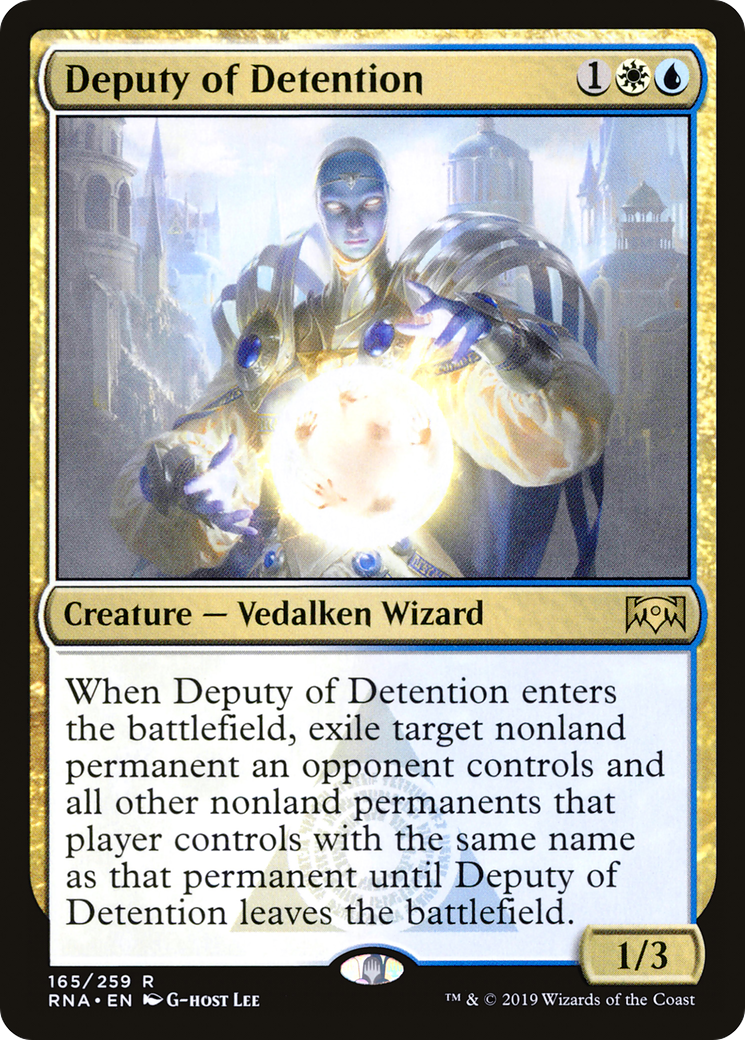 Image of Deputy of Detention (RNA-165) - Ravnica Allegiance