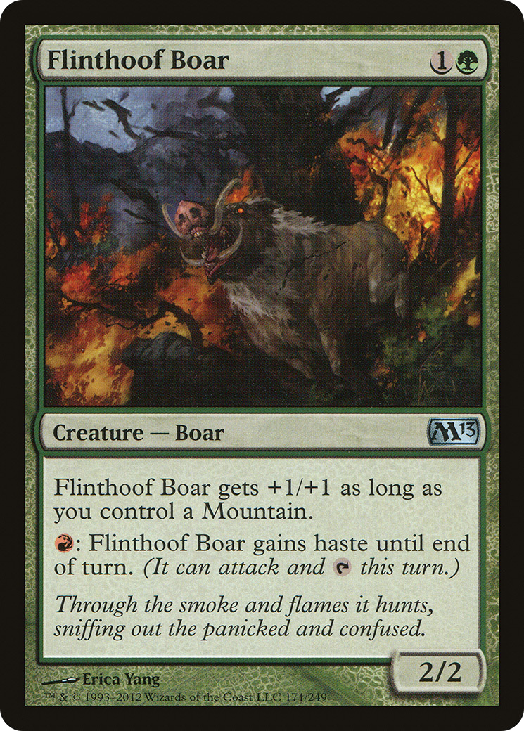 Image of Flinthoof Boar (M13-171) - Magic 2013 Foil