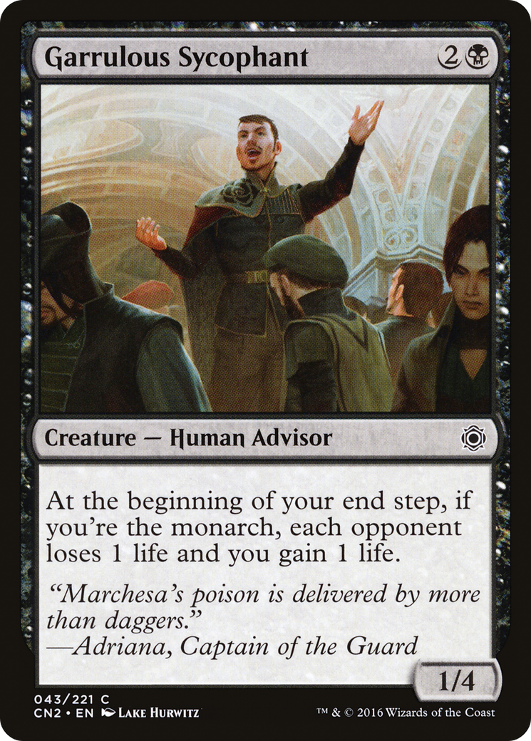 Image of Garrulous Sycophant (CN2-043) - Conspiracy: Take the Crown