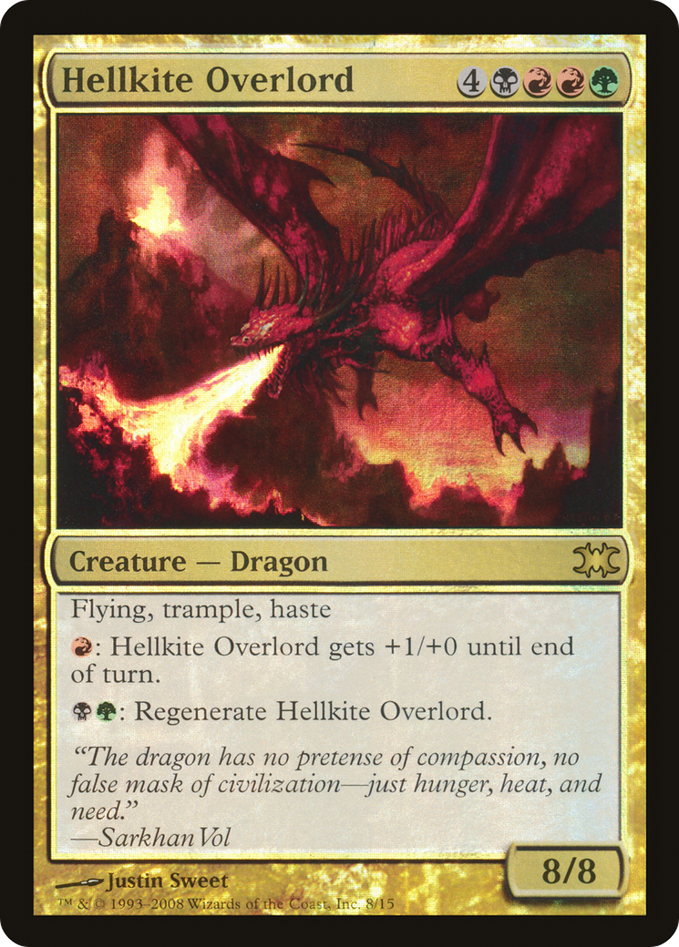 Image of Hellkite Overlord (DRB-008) - From the Vault: Dragons Foil