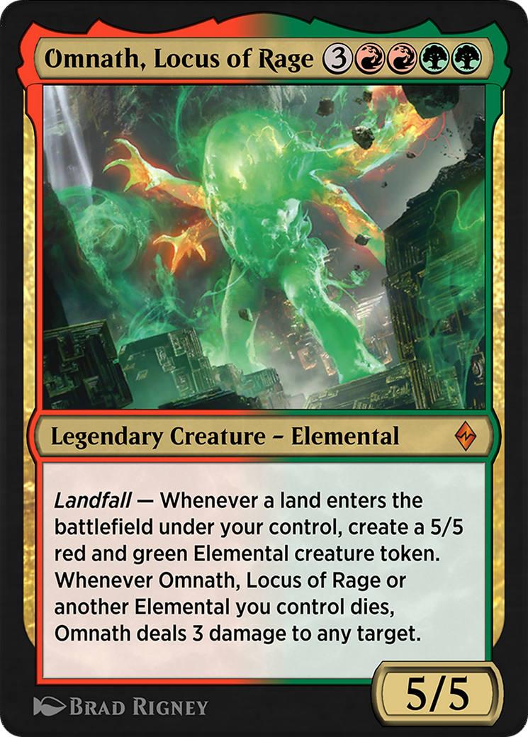 Image of Omnath, Locus of Rage (EA3-017) - Explorer Anthology 3