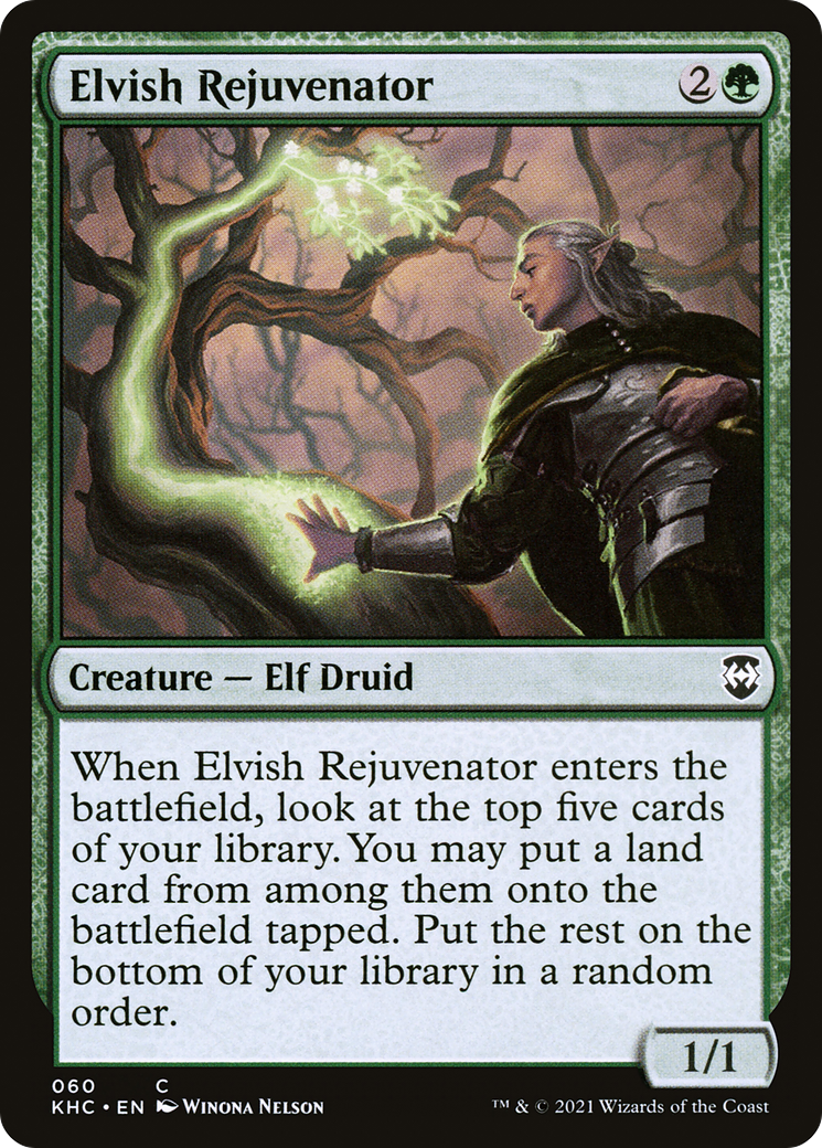 Image of Elvish Rejuvenator (KHC-060) - Kaldheim Commander