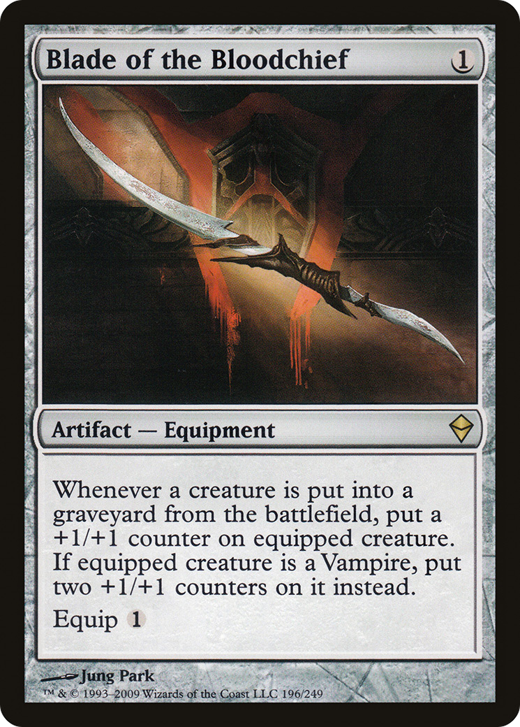 Image of Blade of the Bloodchief (ZEN-196) - Zendikar Foil