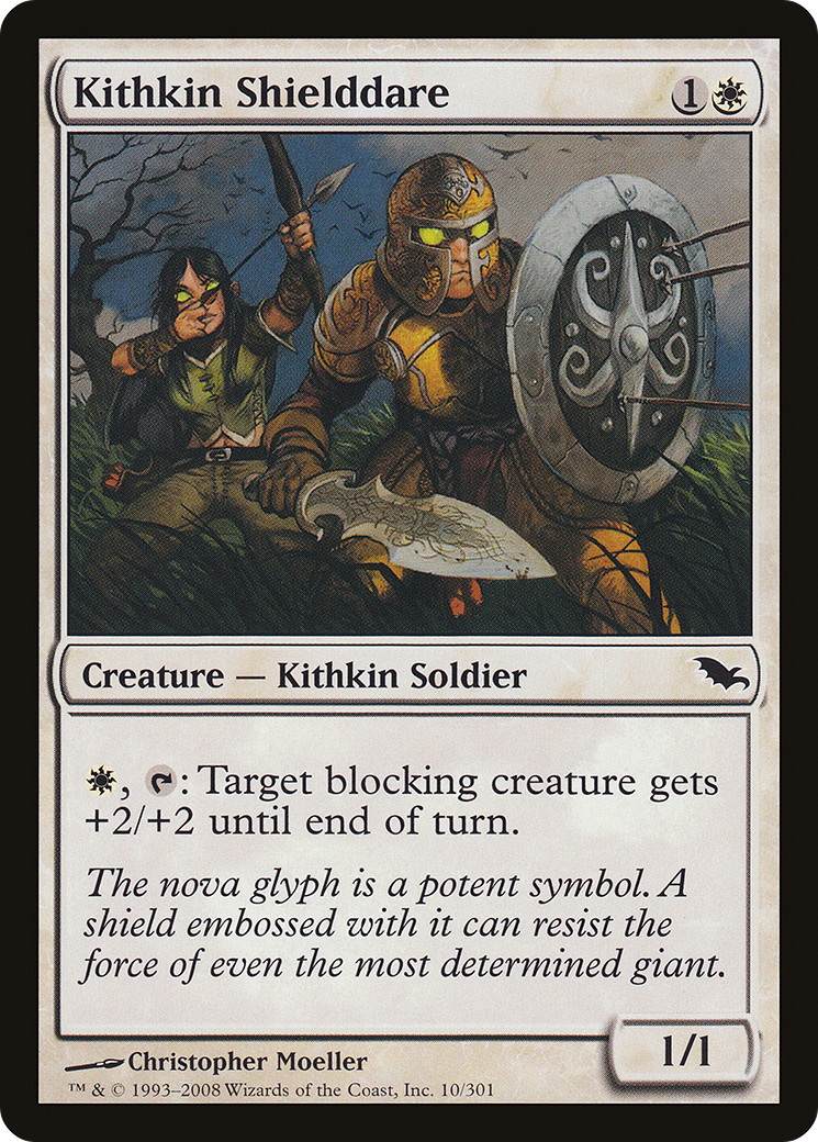 Image of Kithkin Shielddare (SHM-010) - Shadowmoor