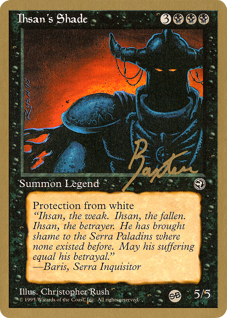 Image of Ihsan's Shade - 1996 George Baxter (HML) (SB) (WCD-) - Pro Tour Collector Set
