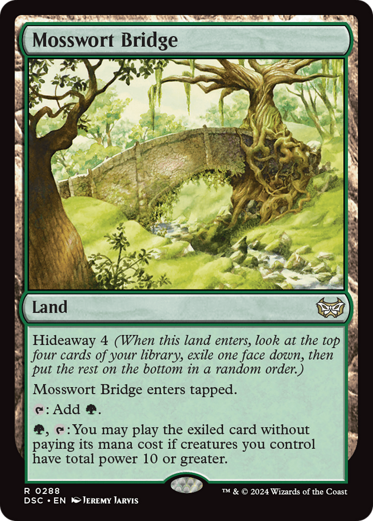Image of Mosswort Bridge (DSC-288) - Duskmourn: House of Horror Commander