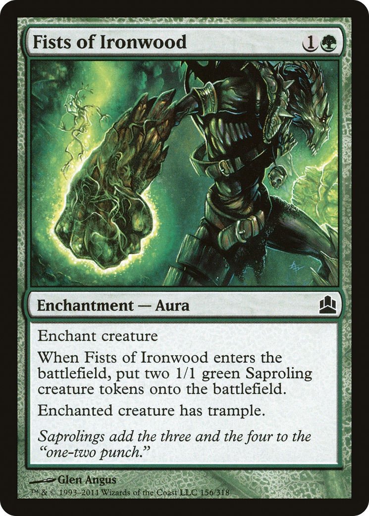 Image of Fists of Ironwood (CMD-156) - Commander 2011