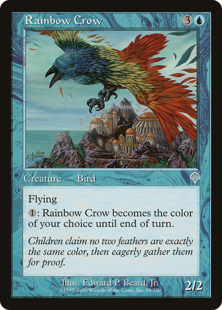 Image of Rainbow Crow (INV-069) - Invasion
