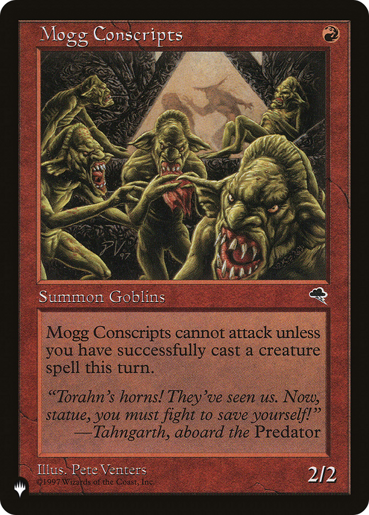 Image of Mogg Conscripts (LIST-TMP-189) - The List