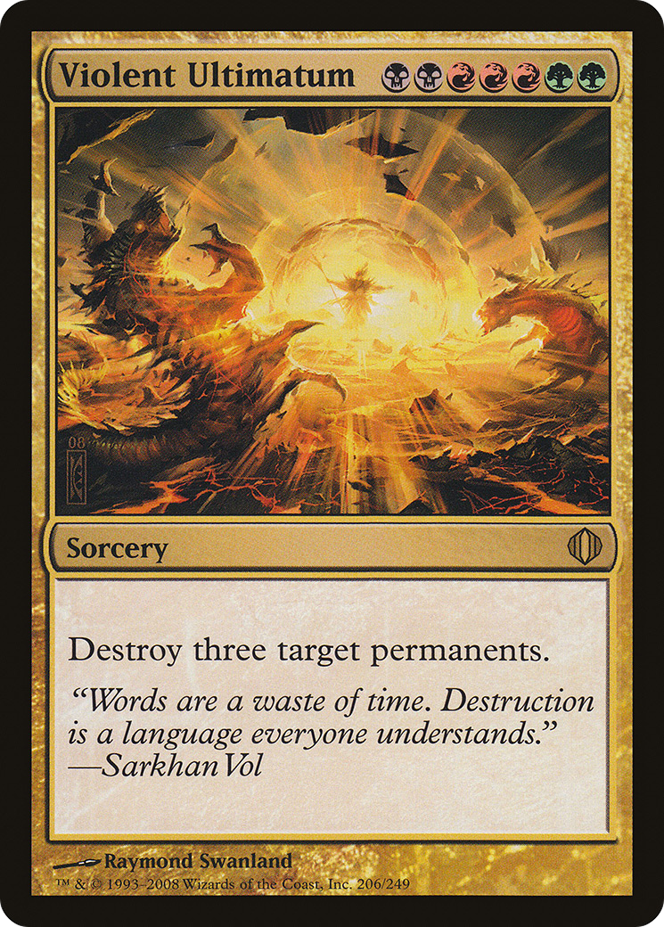 Image of Violent Ultimatum (ALA-206) - Shards of Alara