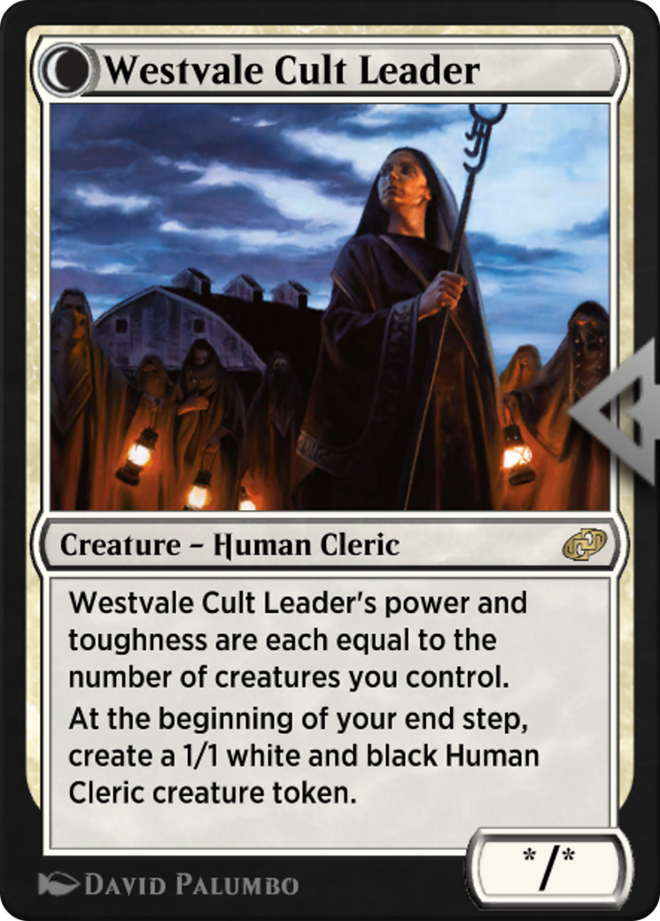 Image of Hanweir Militia Captain // Westvale Cult Leader (J21-090) - Jumpstart: Historic Horizons: (Double Faced Transform)