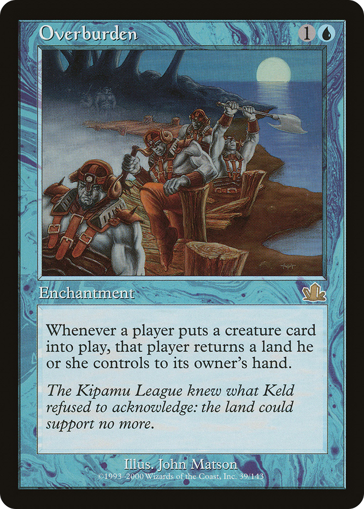 Image of Overburden (PCY-039) - Prophecy Foil