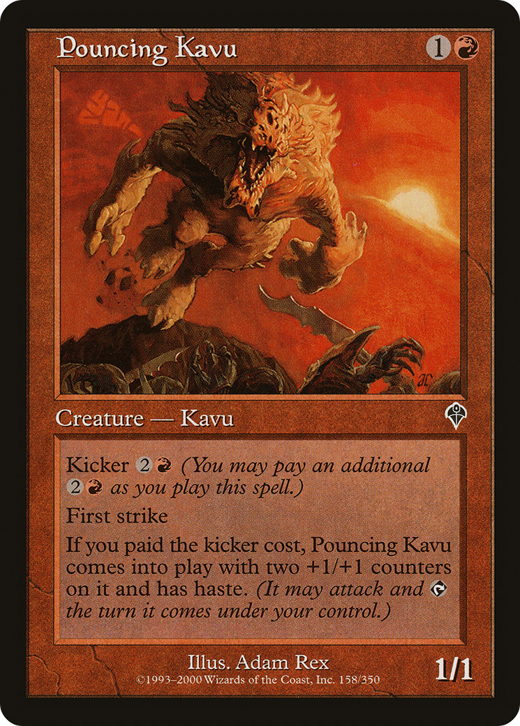 Image of Pouncing Kavu (INV-158) - Invasion