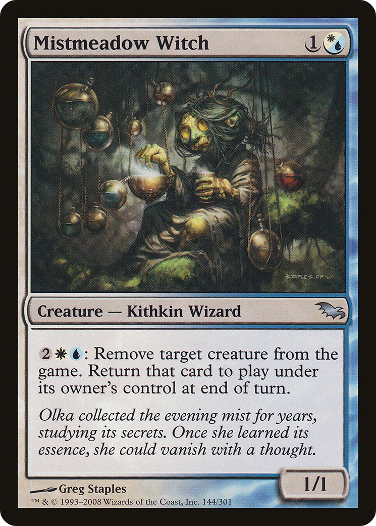 Image of Mistmeadow Witch (SHM-144) - Shadowmoor Foil