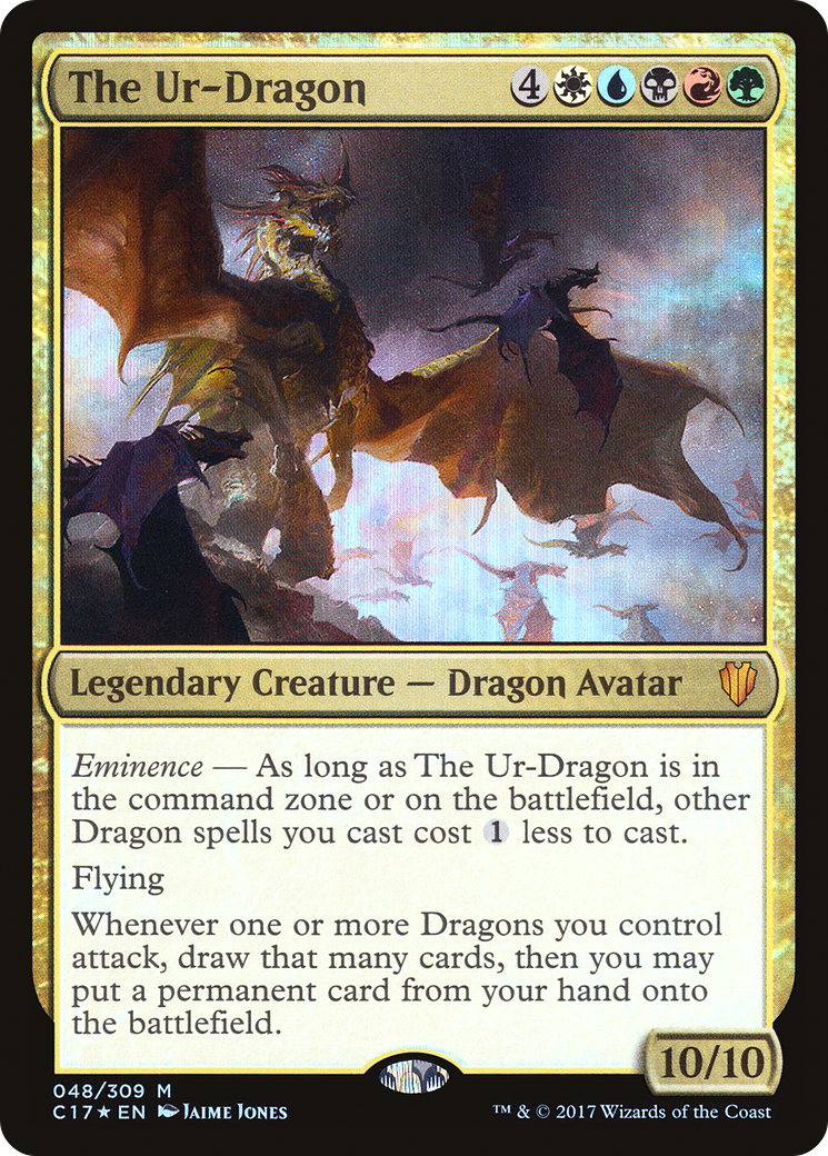 Image of The Ur-Dragon (C17-048) - Commander 2017 Foil