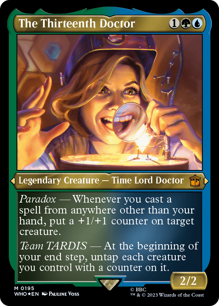 Image of The Thirteenth Doctor (Display Commander) - Thick Stock (WHO-195) - Doctor Who Foil
