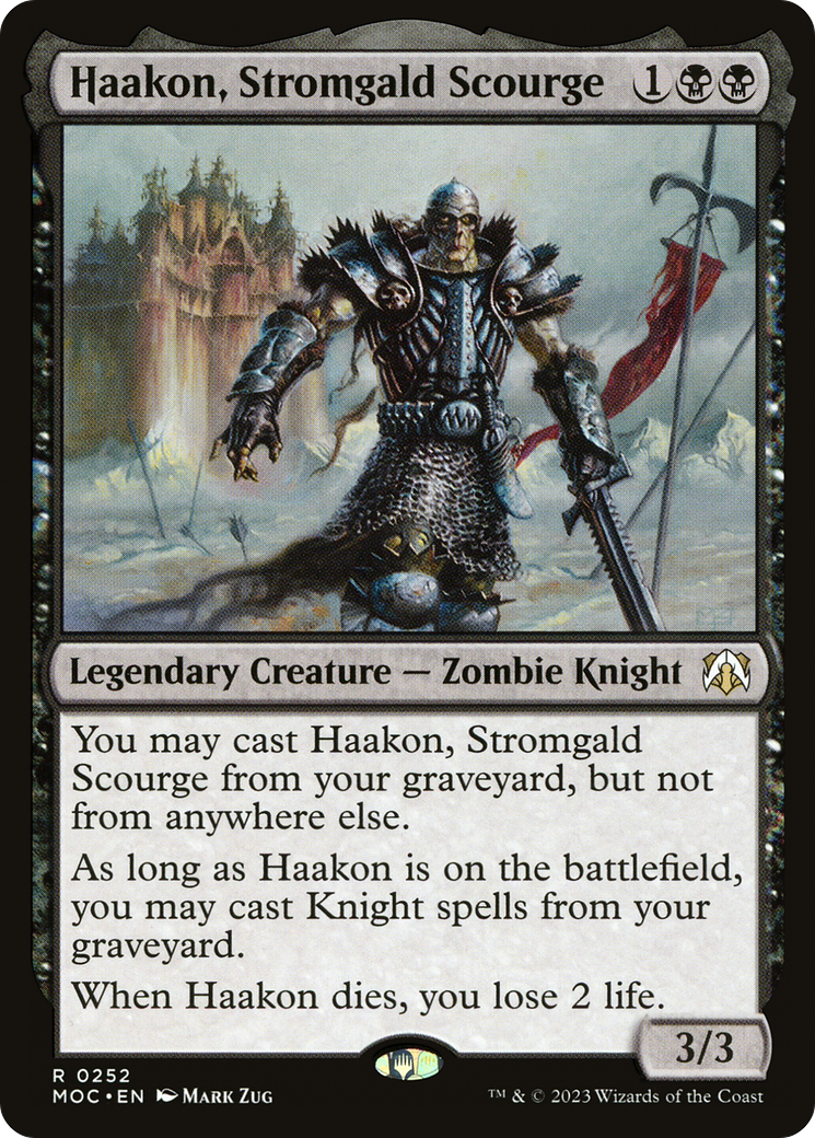 Image of Haakon, Stromgald Scourge (MOC-252) - March of the Machine Commander