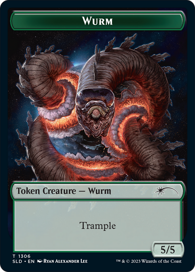 Image of Wurm Token (SLD-1306) - Secret Lair Drop