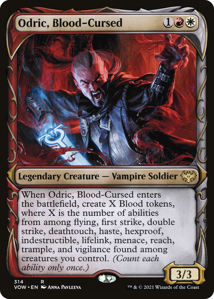 Image of Odric, Blood-Cursed (Showcase) (VOW-314) - Innistrad: Crimson Vow: (Showcase)