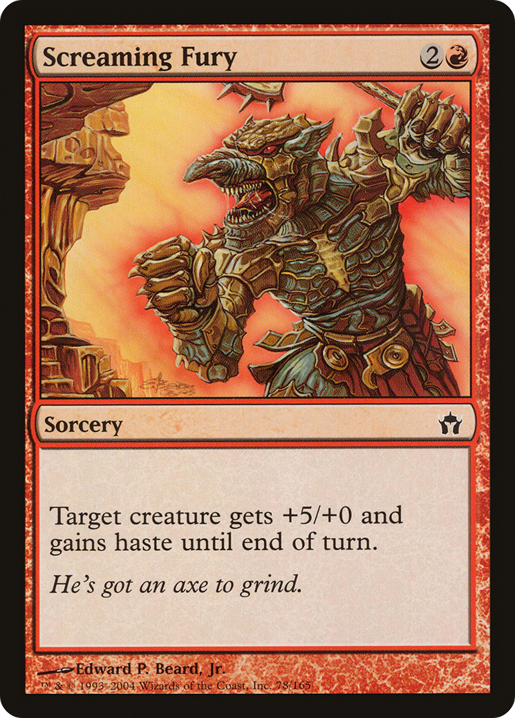 Image of Screaming Fury (5DN-078) - Fifth Dawn Foil
