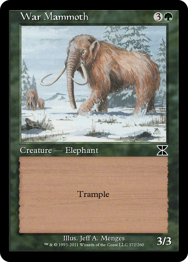 Image of War Mammoth (ME4-172) - Masters Edition IV Foil