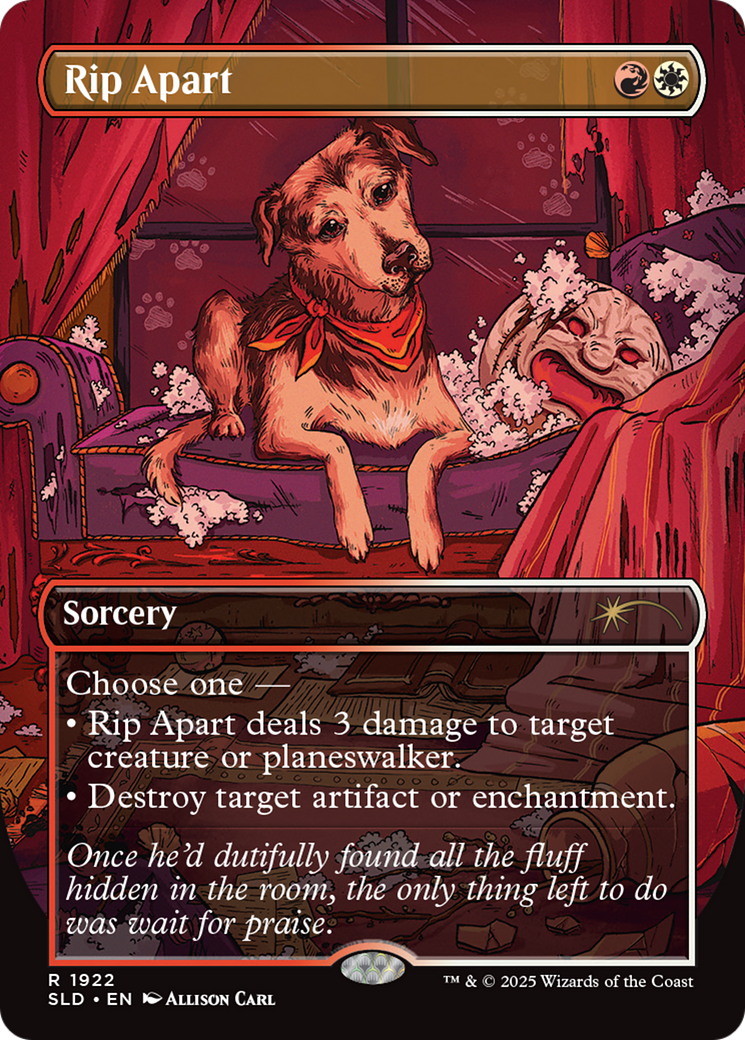 Image of Rip Apart (SLD-1922) - Secret Lair Drop (Borderless) Foil