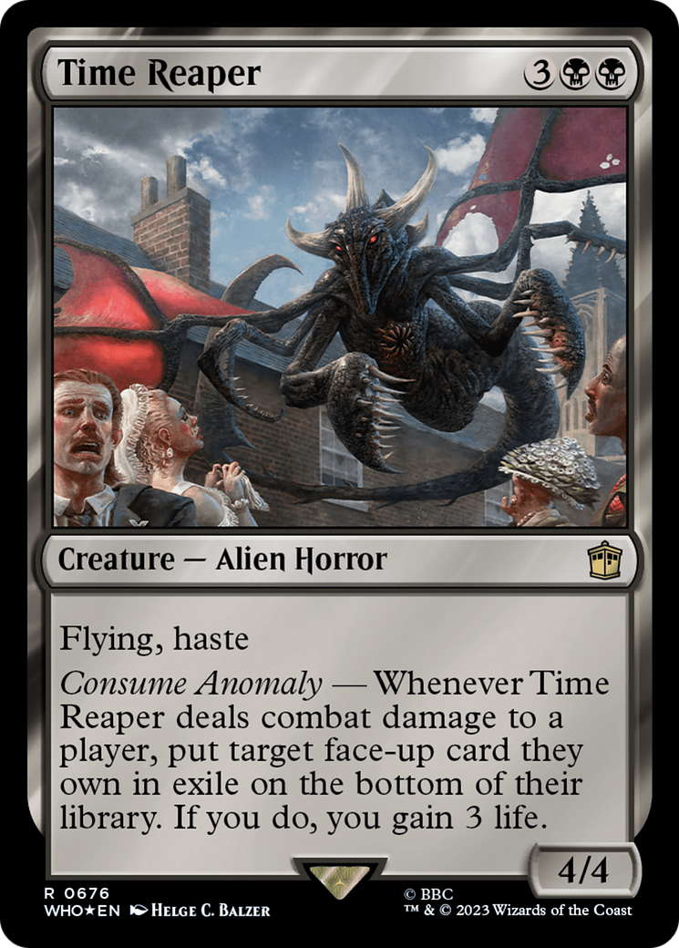 Image of Time Reaper (Surge Foil) (WHO-676) - Doctor Who Foil