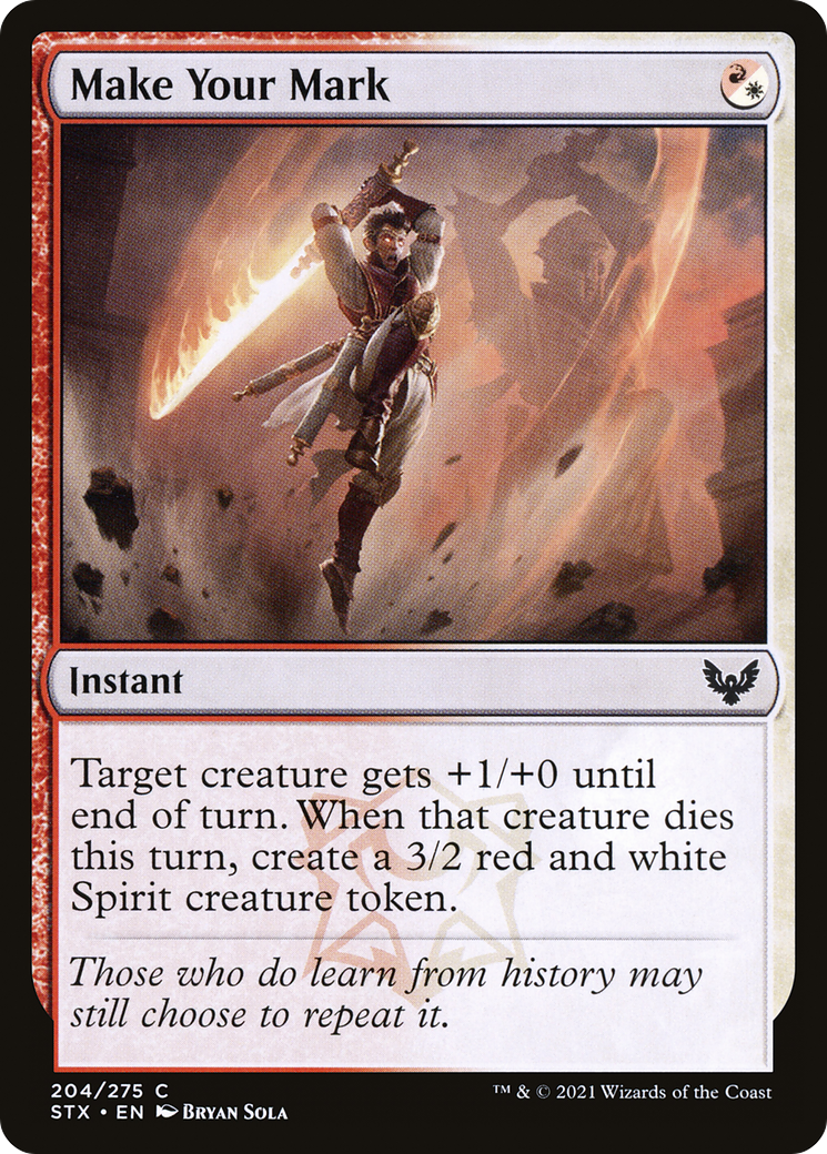 Image of Make Your Mark (STX-204) - Strixhaven: School of Mages