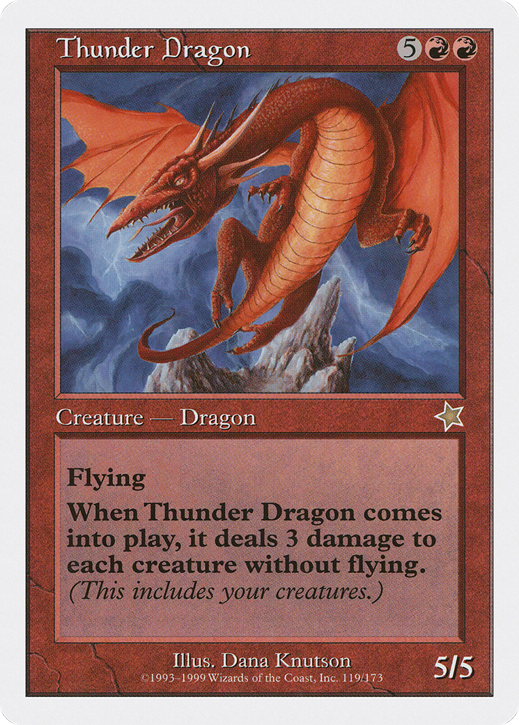 Image of Thunder Dragon (S99-119) - Starter 1999
