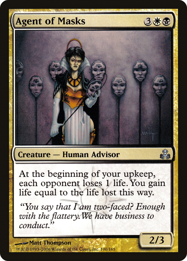 Image of Agent of Masks (GPT-100) - Guildpact