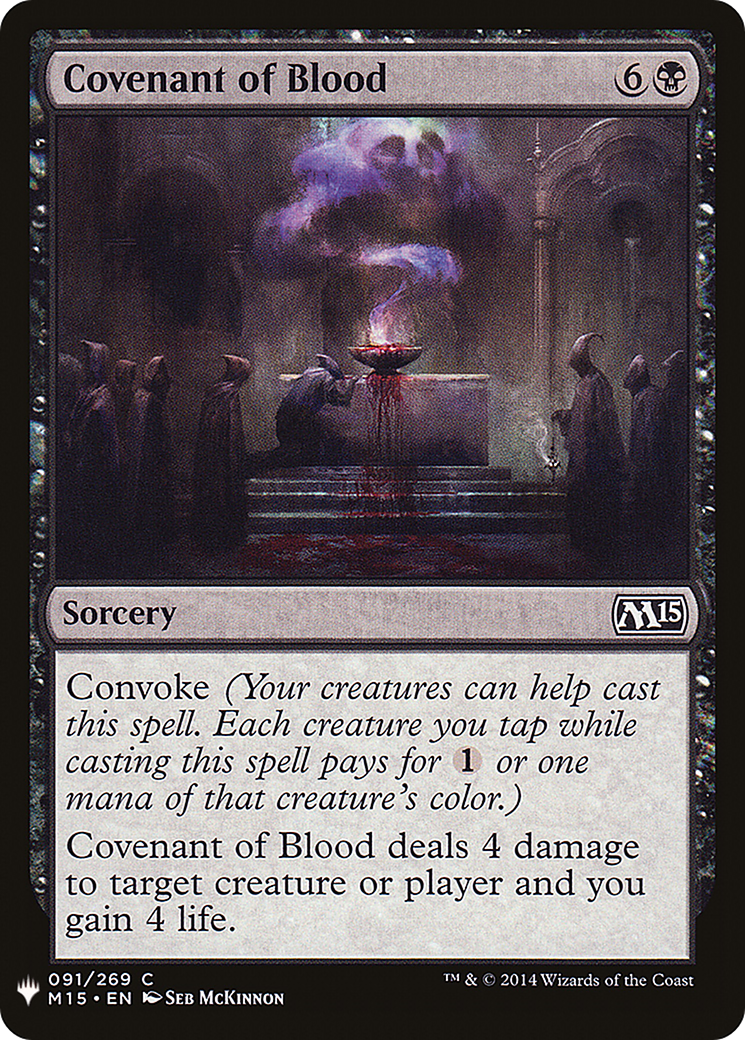 Image of Covenant of Blood (LIST-M15-91) - The List