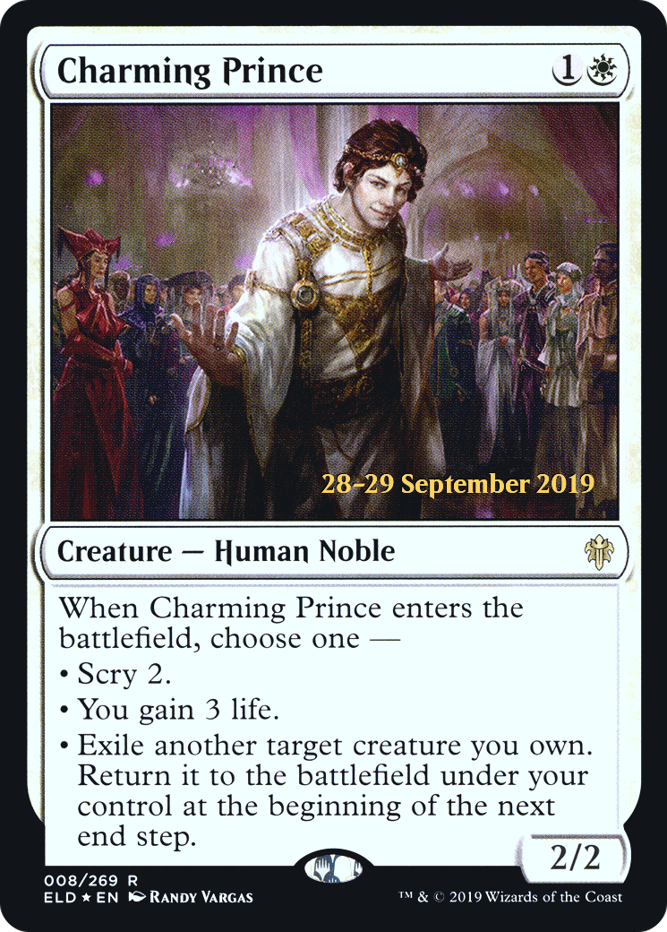 Image of Charming Prince (PRE-08S) - Throne of Eldraine Promos Foil