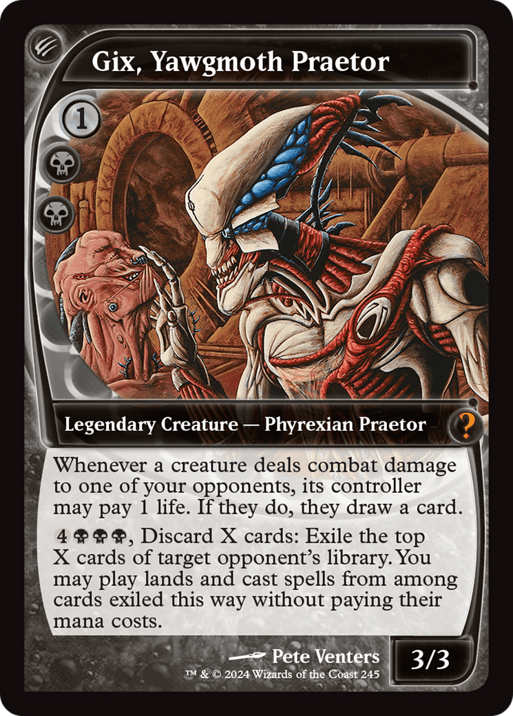 Image of Gix, Yawgmoth Praetor (Future Sight) (MB2-245) - Mystery Booster 2 Foil