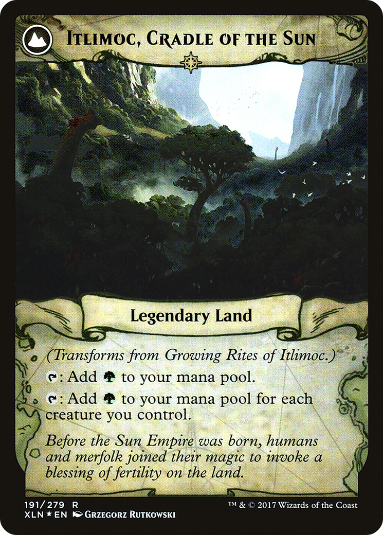 Image of Growing Rites of Itlimoc (XLN) (PRE-191S) - Ixalan Promos: (compasslanddfc) Foil